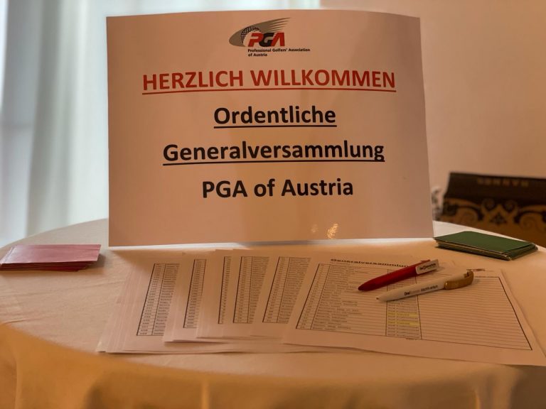Ordentliche Generalversammlung der PGA of Austria 2024