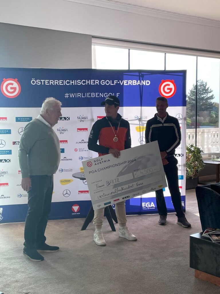 TIMON BALTL ist PGA of Austria CHAMPION 2024